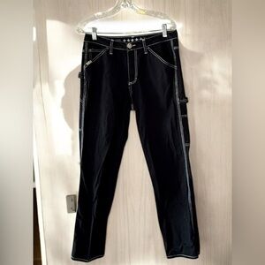 FiveStar General Carpenter Pants Black Size 29 Workwear Utility Jeans